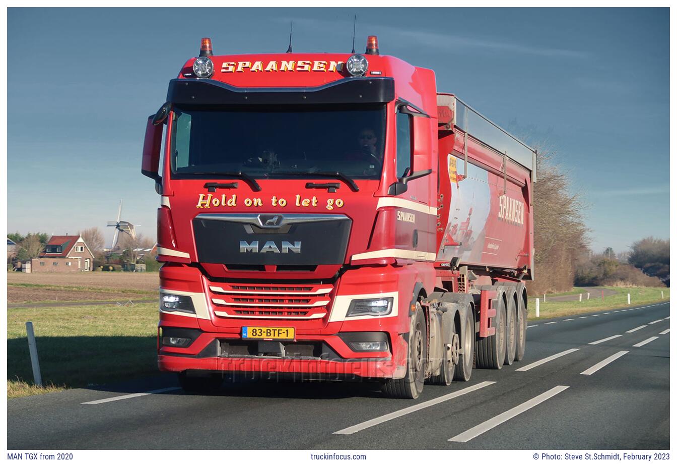 MAN TGX from 2020 Photo February 2023