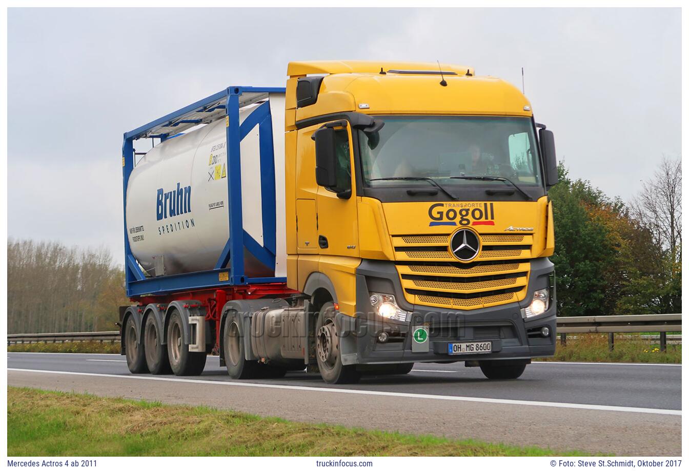 Mercedes Actros 4 ab 2011 Foto Oktober 2017
