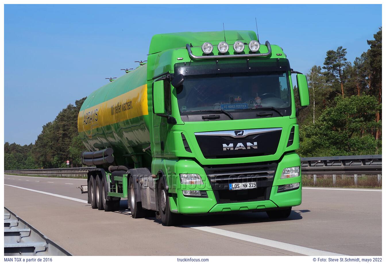 MAN TGX a partir de 2016 Foto mayo 2022