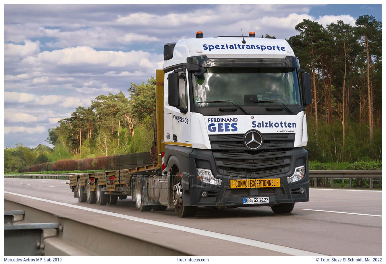 Mercedes Actros MP 5 ab 2019 Foto Mai 2022