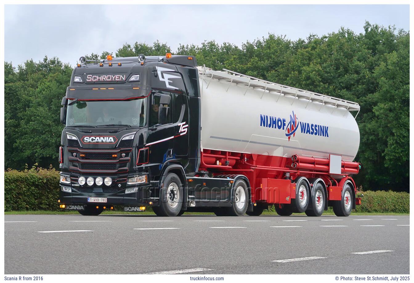 Scania R from 2016 Photo July 2025