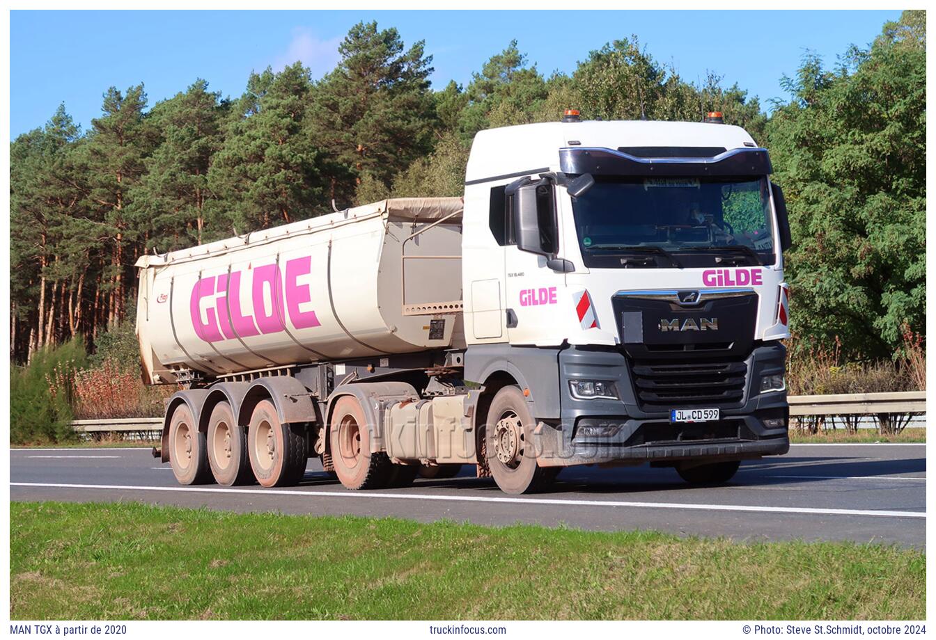 MAN TGX à partir de 2020 Photo octobre 2024