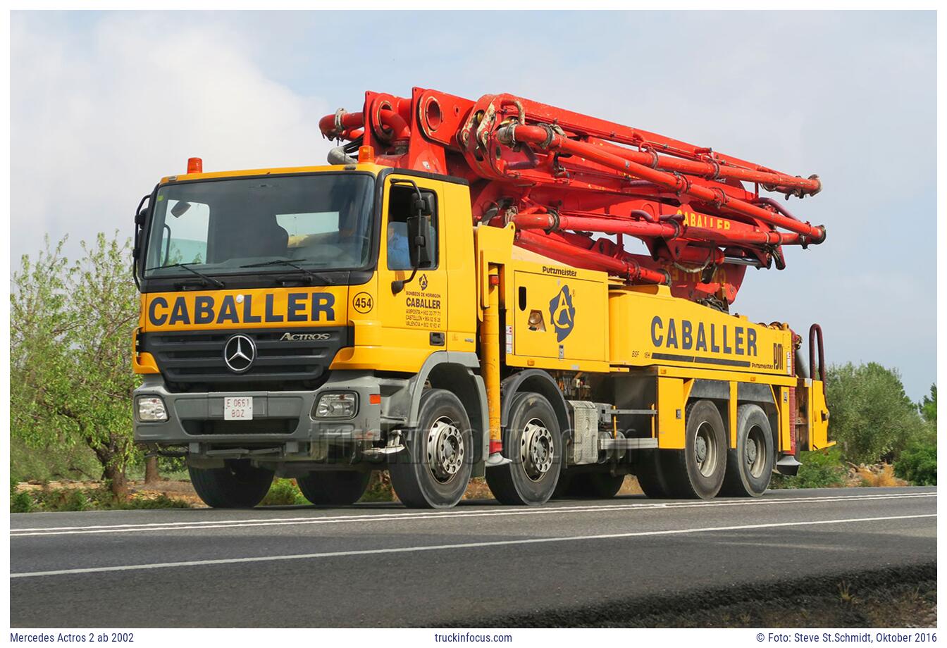 Mercedes Actros 2 ab 2002 Foto Oktober 2016