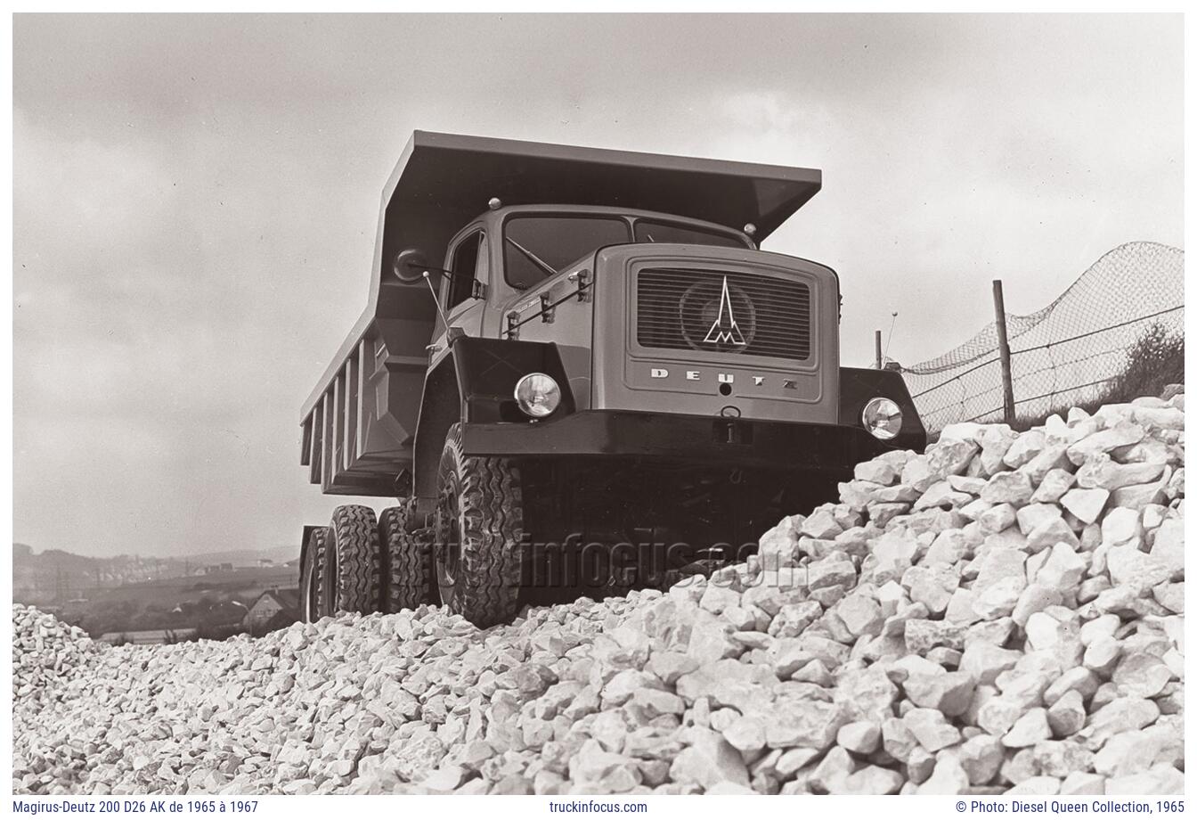 Magirus-Deutz 200 D26 AK de 1965 à 1967 Photo 1965