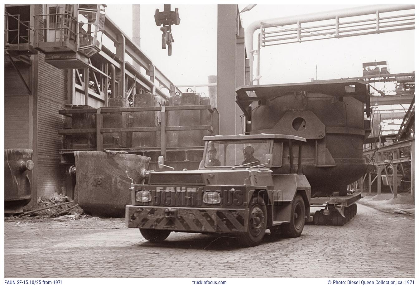 FAUN SF-15.10/25 from 1971 Photo ca. 1971