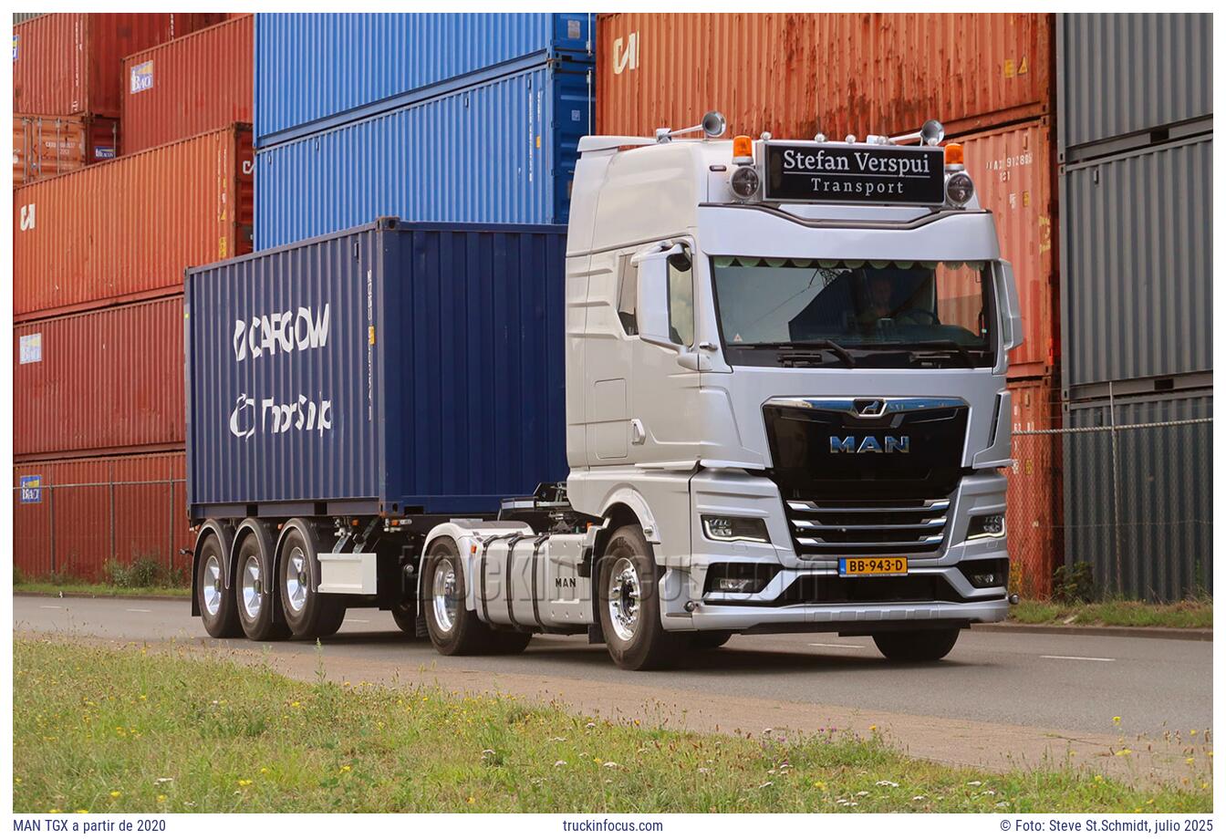 MAN TGX a partir de 2020 Foto julio 2025