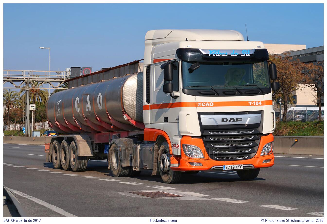 DAF XF à partir de 2017 Photo février 2019