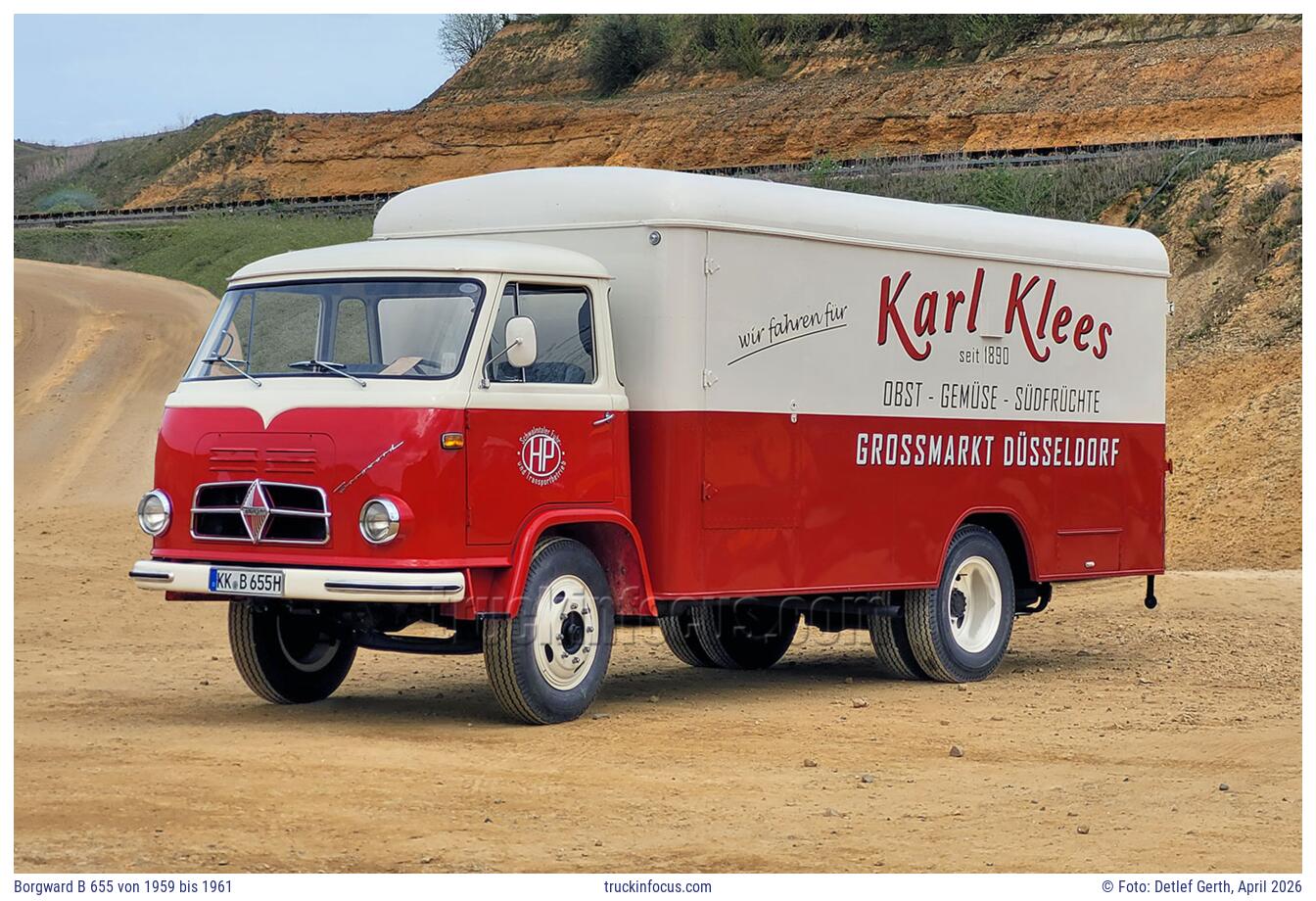 Borgward B 655 von 1959 bis 1961 Foto April 2026