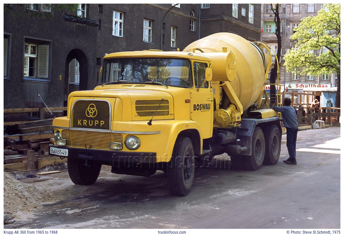 Krupp AK 360 from 1965 to 1968 Photo 1975