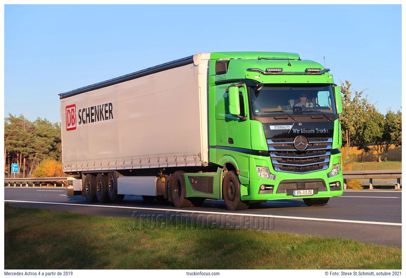 Mercedes Actros 4 a partir de 2019 Foto octubre 2021