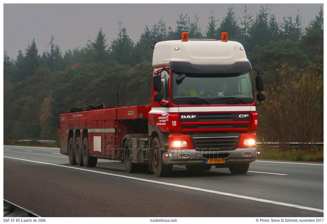 DAF CF 85 à partir de 2006 Photo novembre 2017