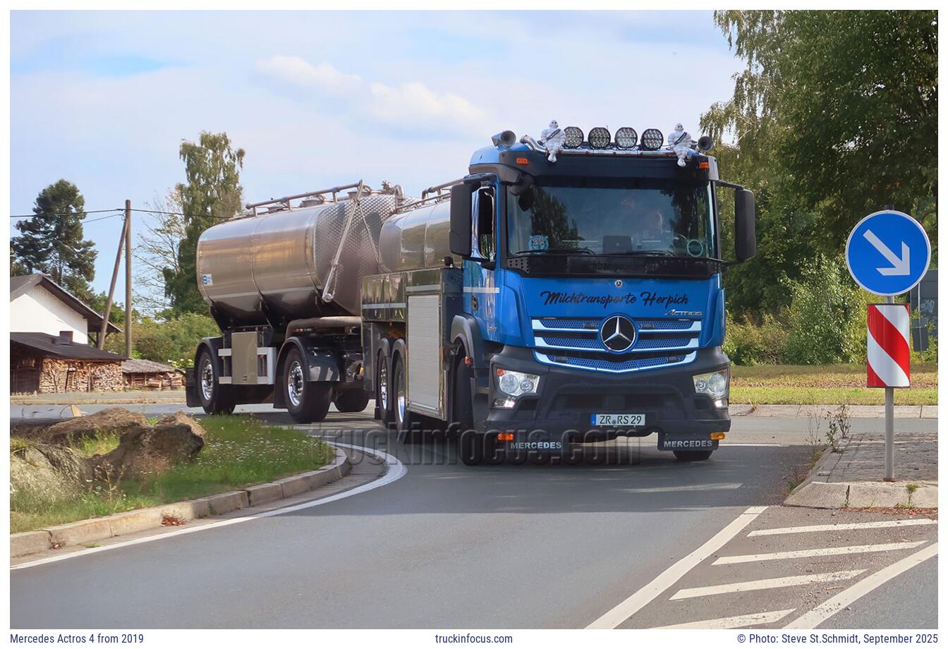 Mercedes Actros 4 from 2019 Photo September 2025