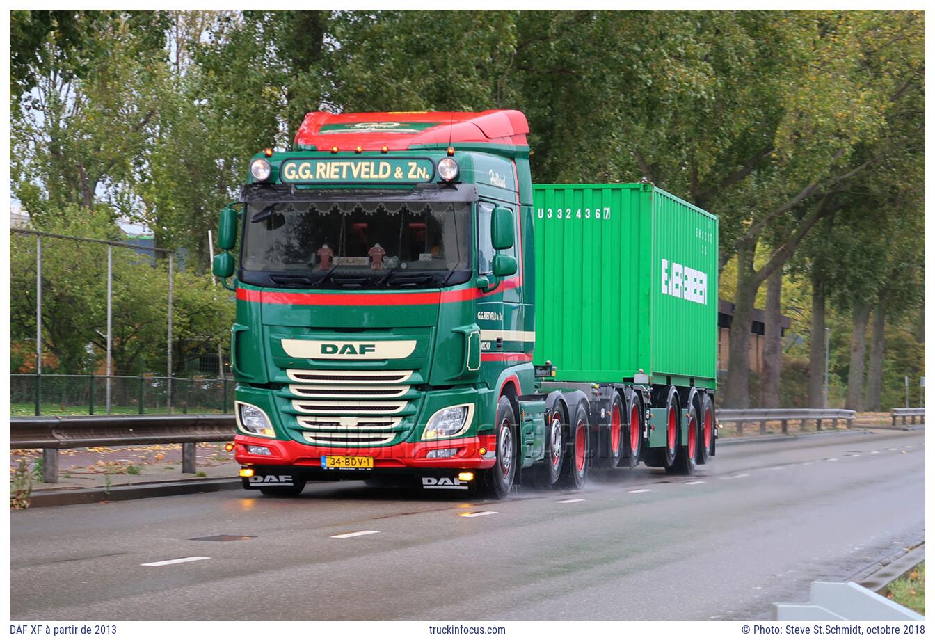 DAF XF à partir de 2013 Photo octobre 2018