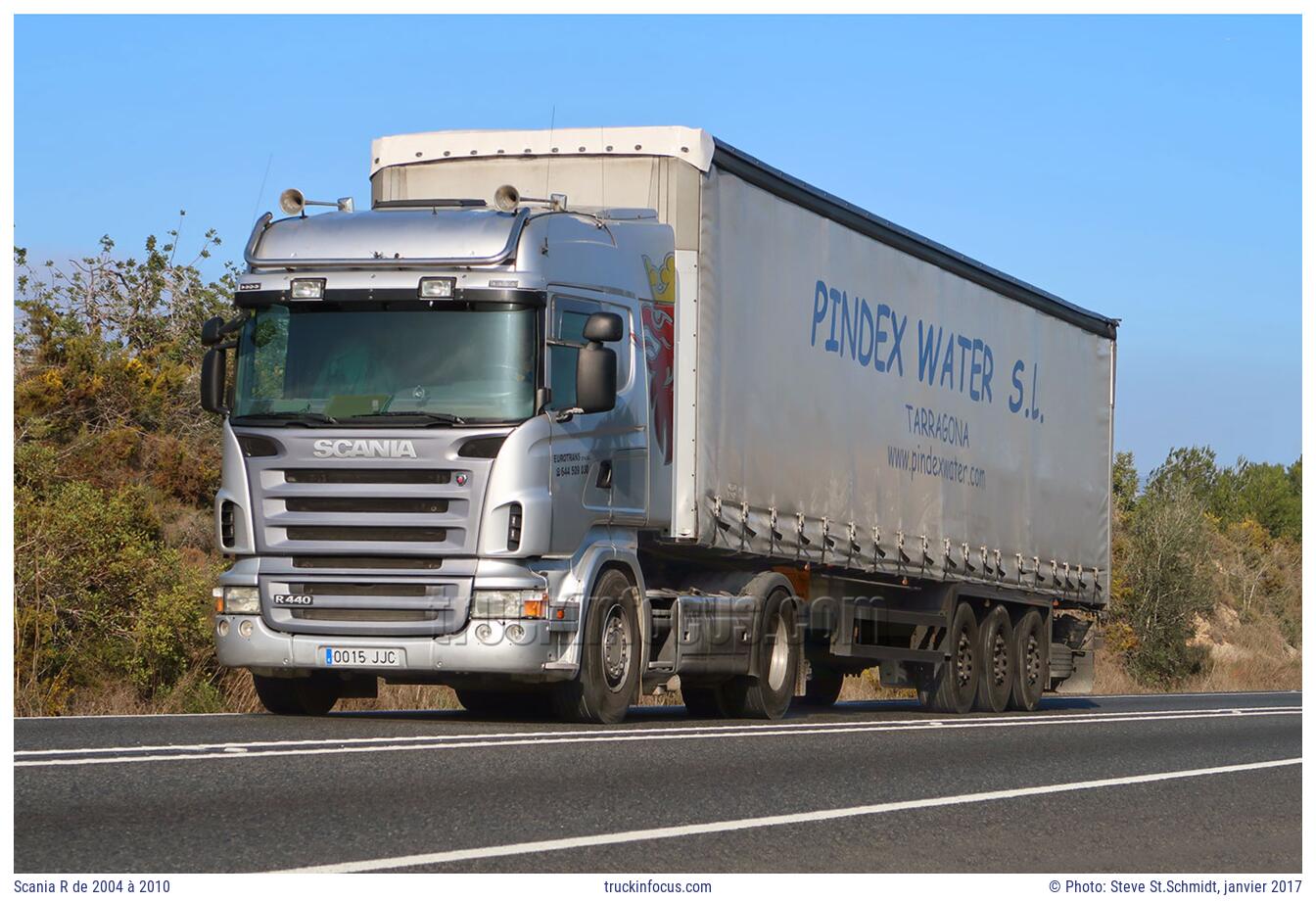 Scania R de 2004 à 2010 Photo janvier 2017