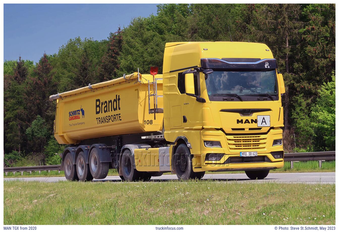 MAN TGX from 2020 Photo May 2023