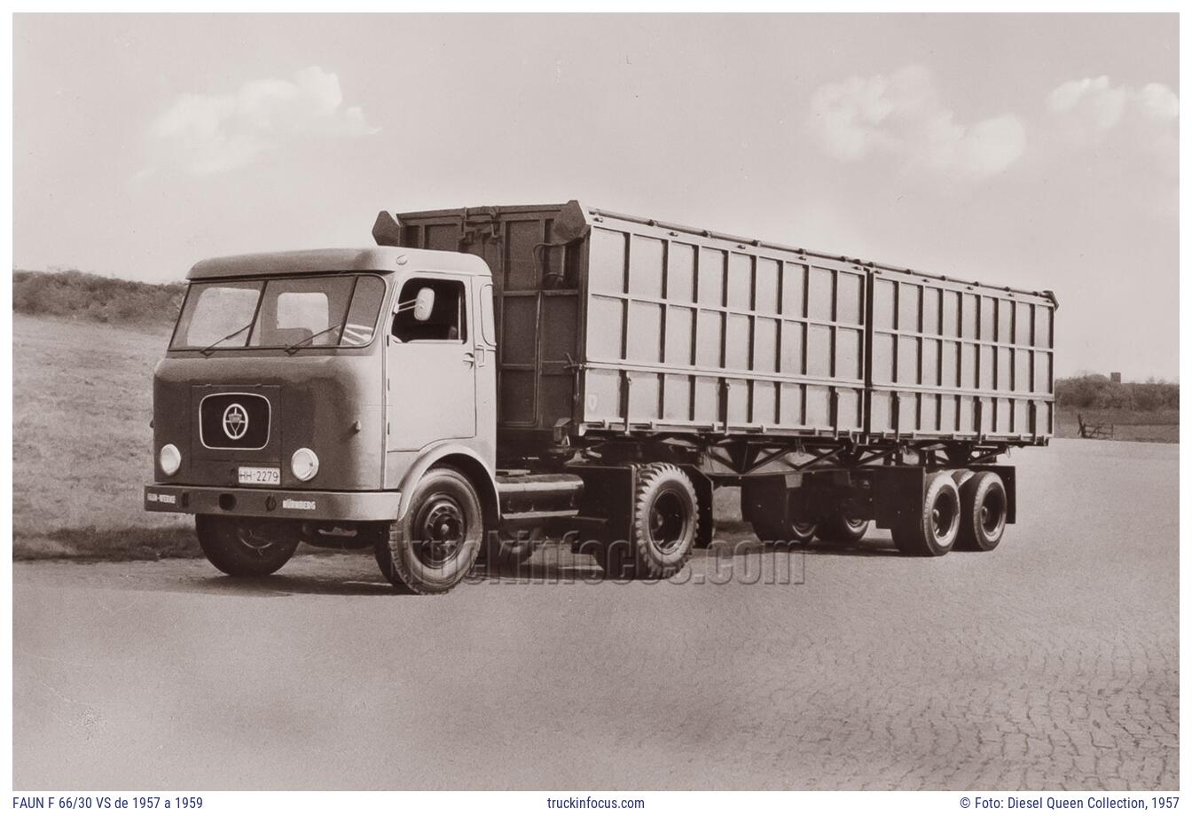 FAUN F 66/30 VS de 1957 a 1959 Foto 1957