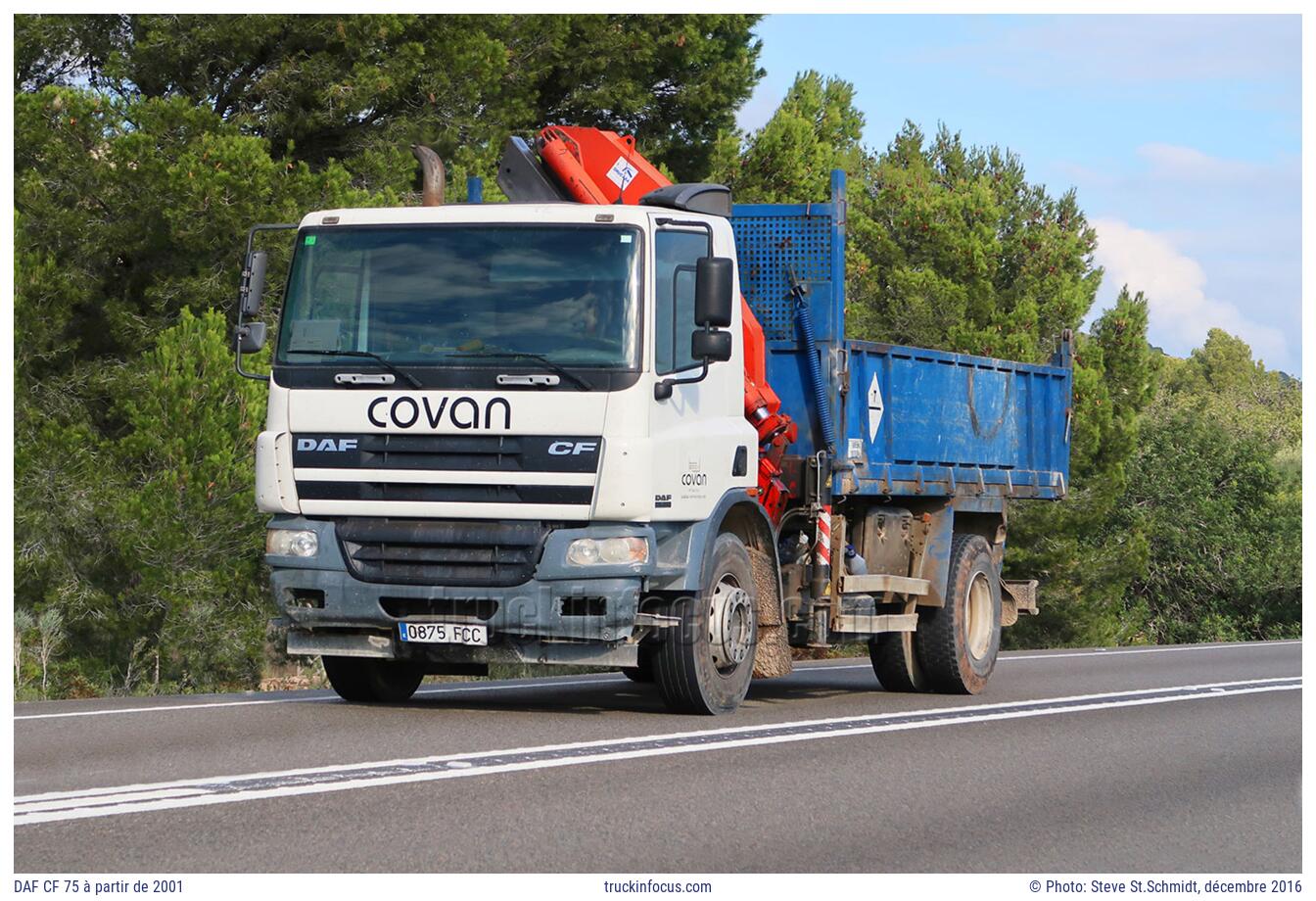 DAF CF 75 à partir de 2001 Photo décembre 2016