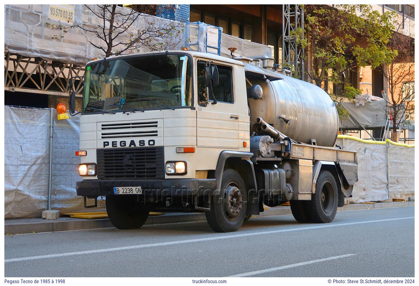 Pegaso Tecno de 1985 à 1998 Photo décembre 2024