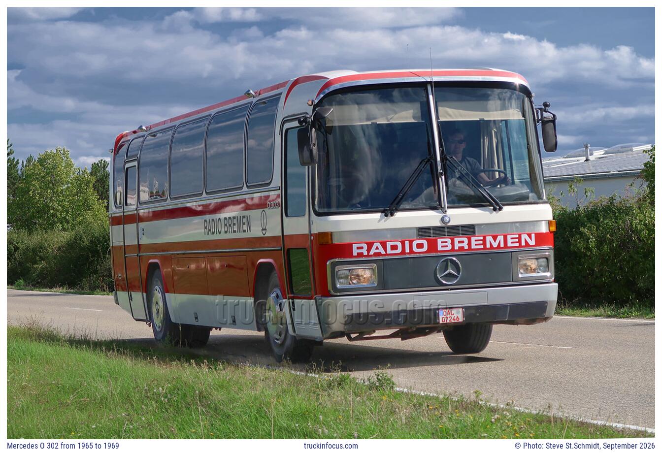 Mercedes O 302 from 1965 to 1969 Photo September 2026