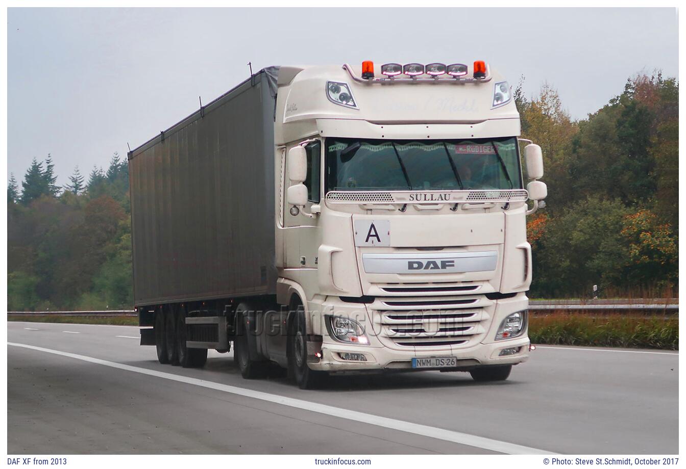 DAF XF from 2013 Photo October 2017