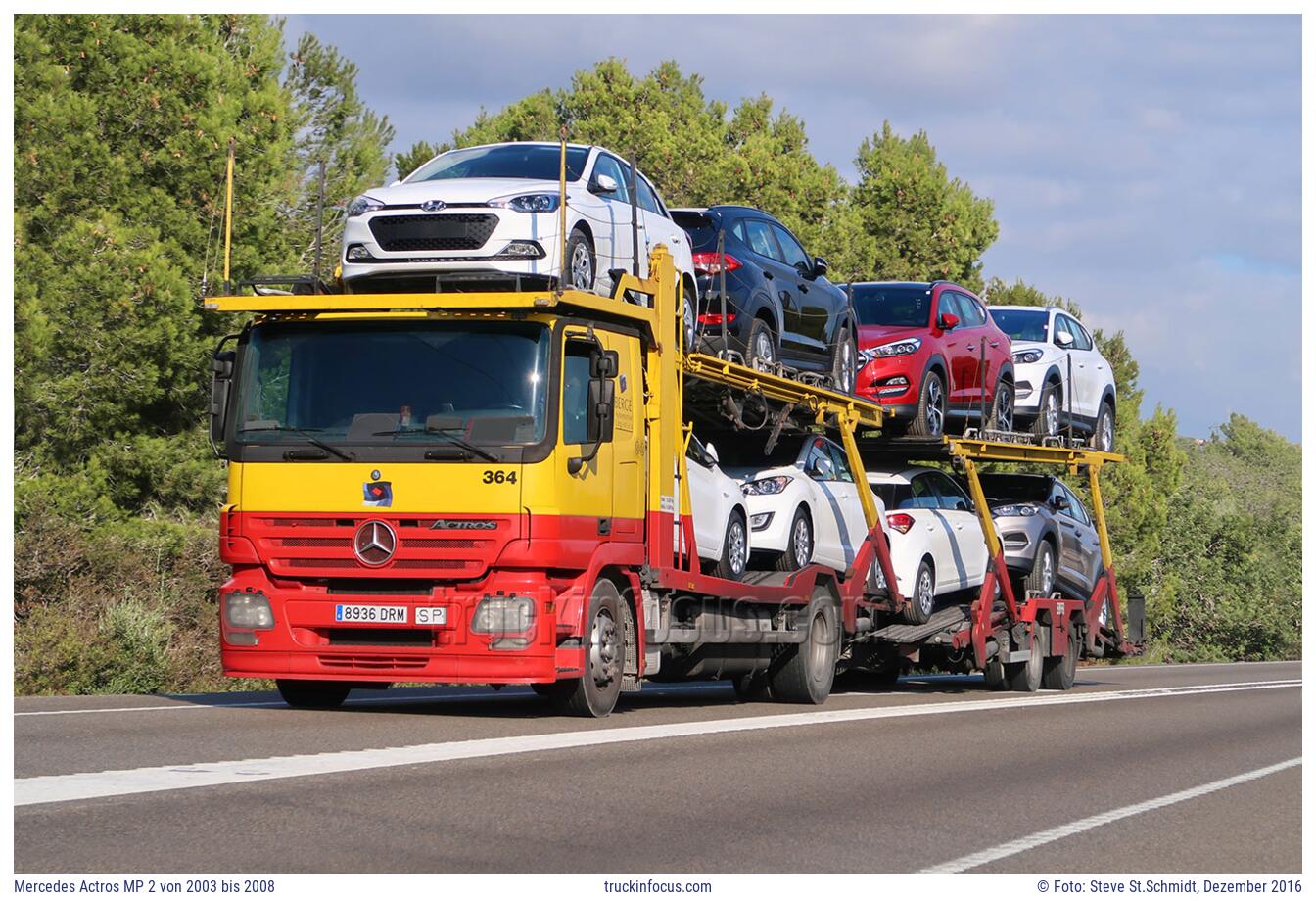 Mercedes Actros MP 2 von 2003 bis 2008 Foto Dezember 2016