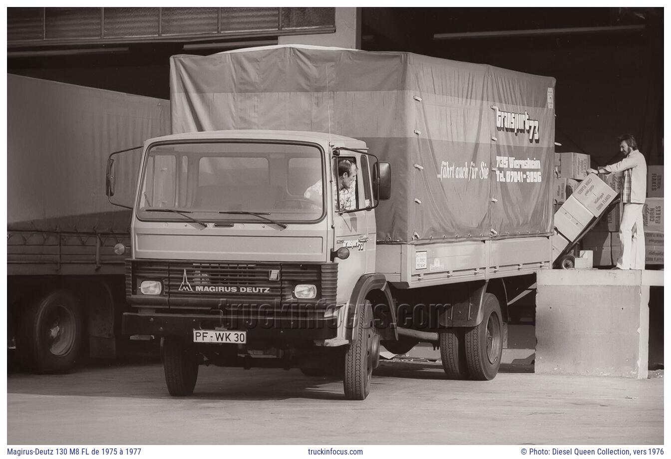 Magirus-Deutz 130 M8 FL de 1975 à 1977 Photo vers 1976
