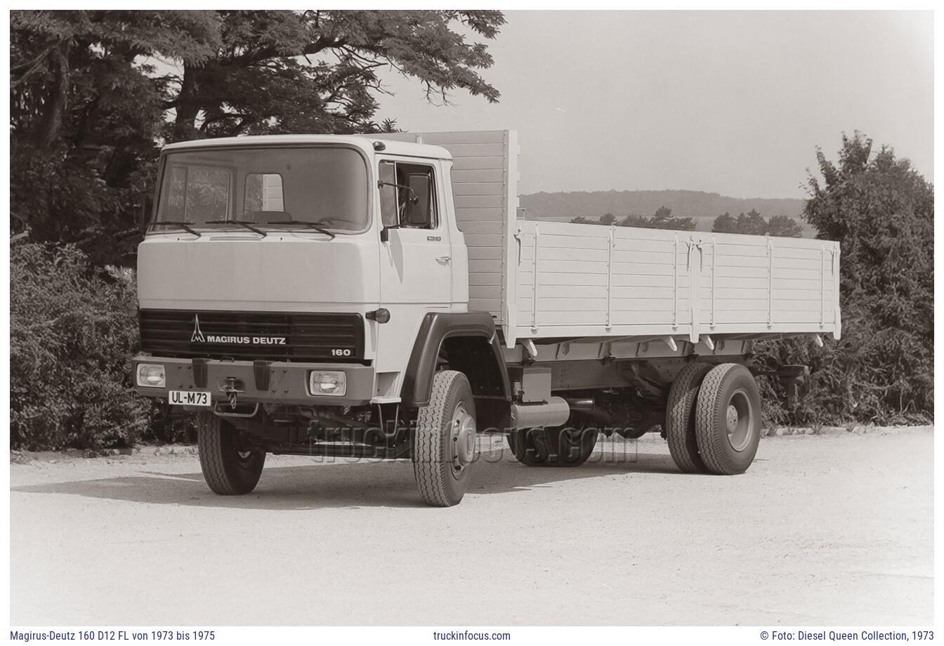 Magirus-Deutz 160 D12 FL von 1973 bis 1975 Foto 1973