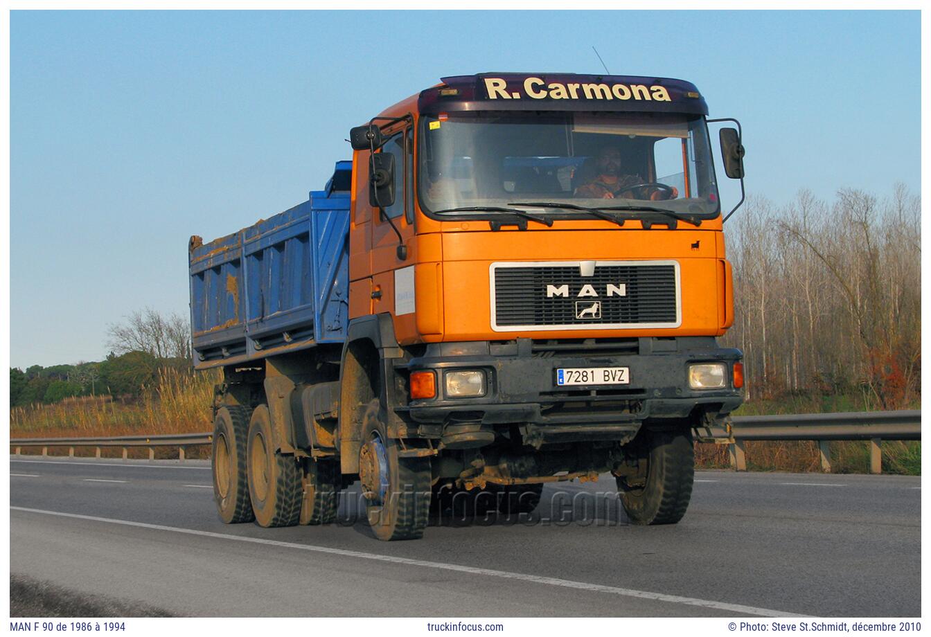 MAN F 90 de 1986 à 1994 Photo décembre 2010