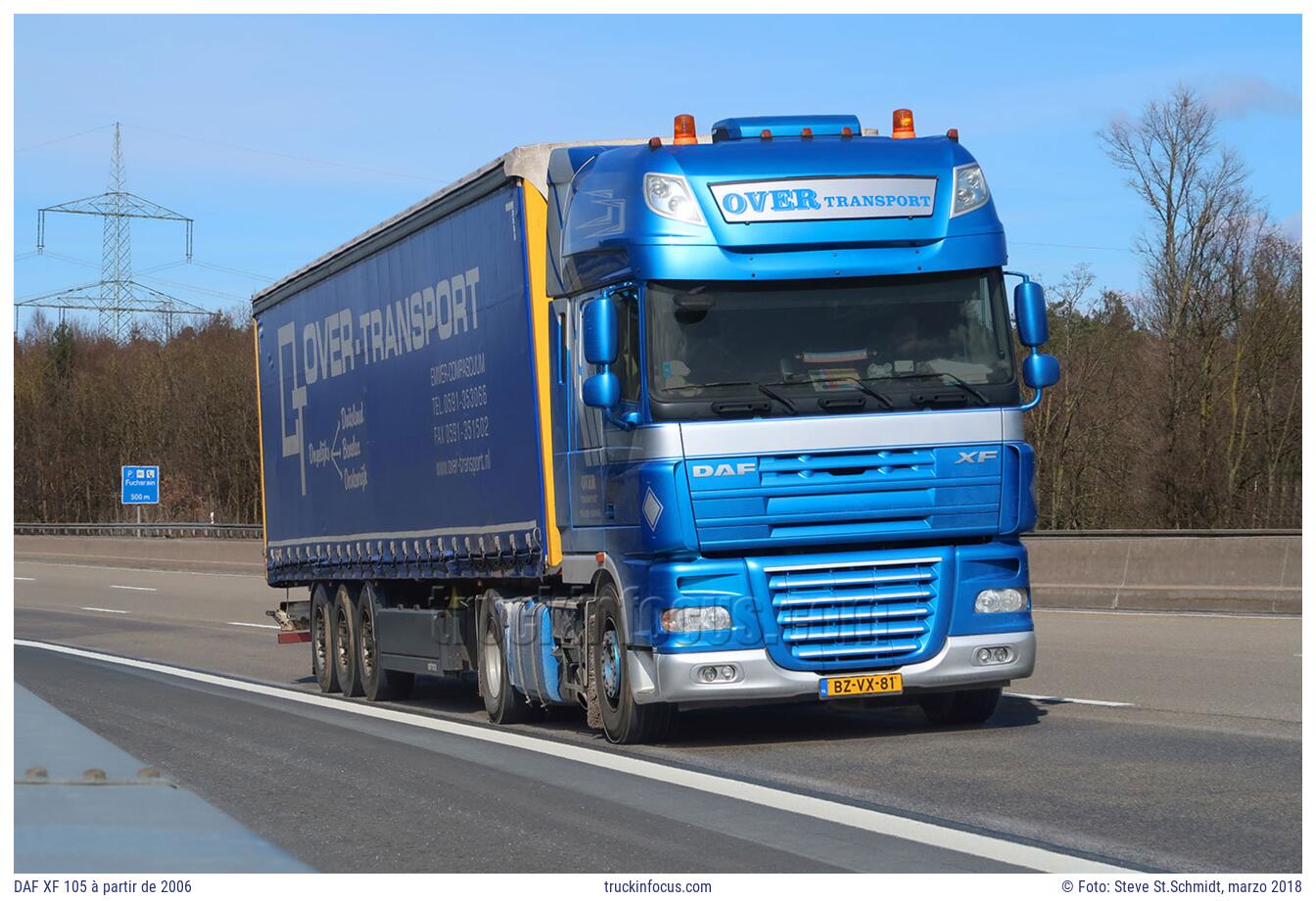 DAF XF 105 à partir de 2006 Foto marzo 2018