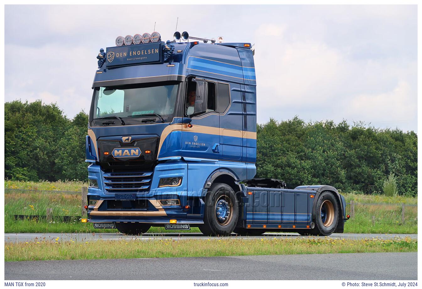 MAN TGX from 2020 Photo July 2024