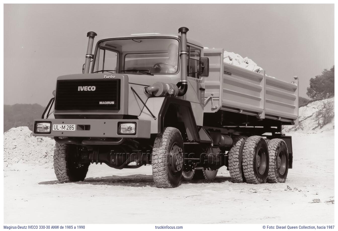 Magirus-Deutz IVECO 330-30 ANW de 1985 a 1990 Foto hacia 1987