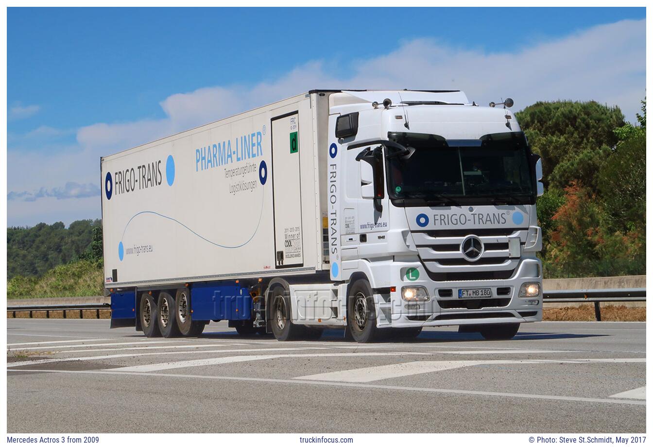 Mercedes Actros 3 from 2009 Photo May 2017