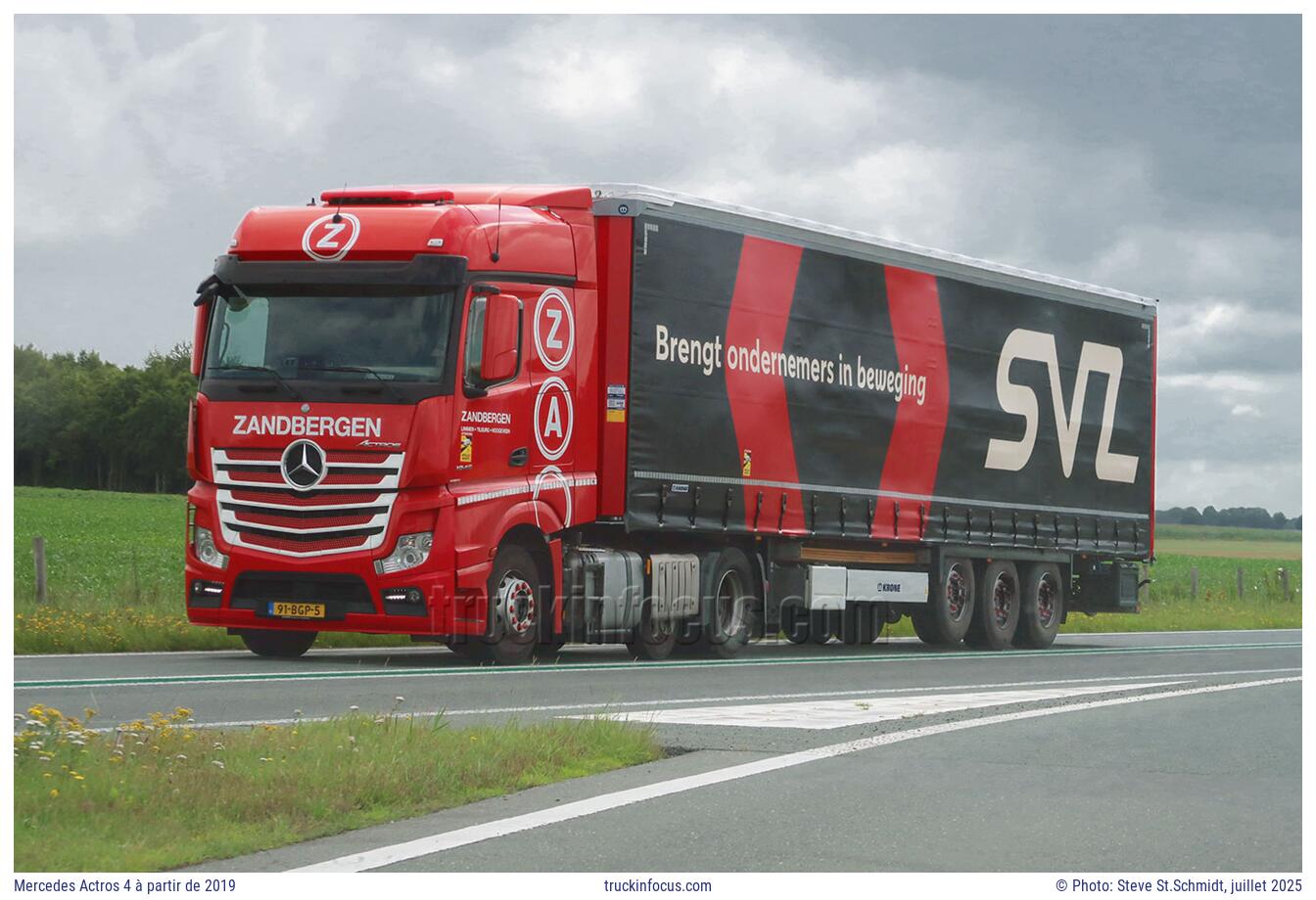 Mercedes Actros 4 à partir de 2019 Photo juillet 2025
