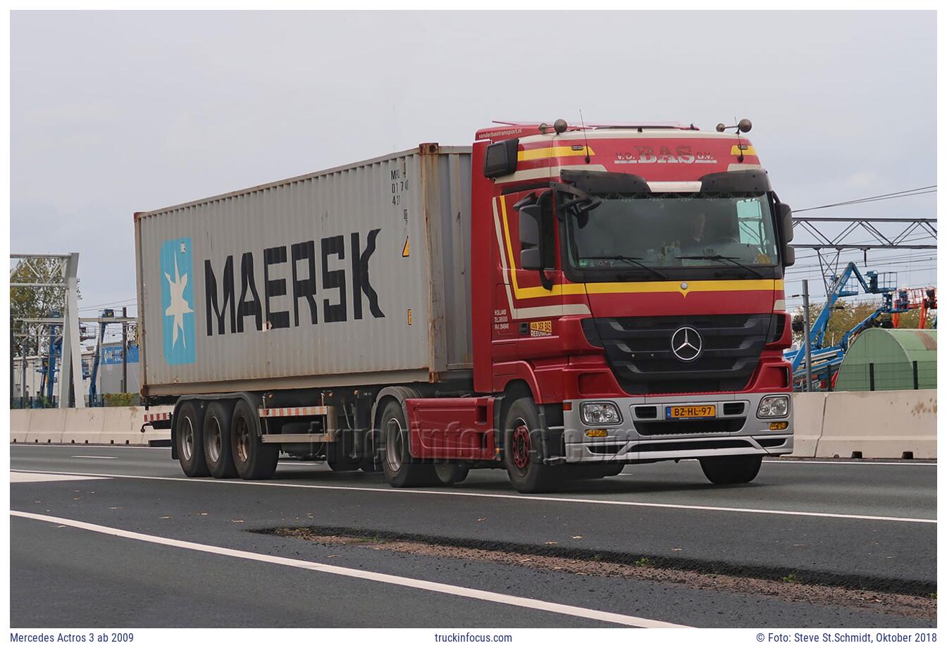 Mercedes Actros 3 ab 2009 Foto Oktober 2018