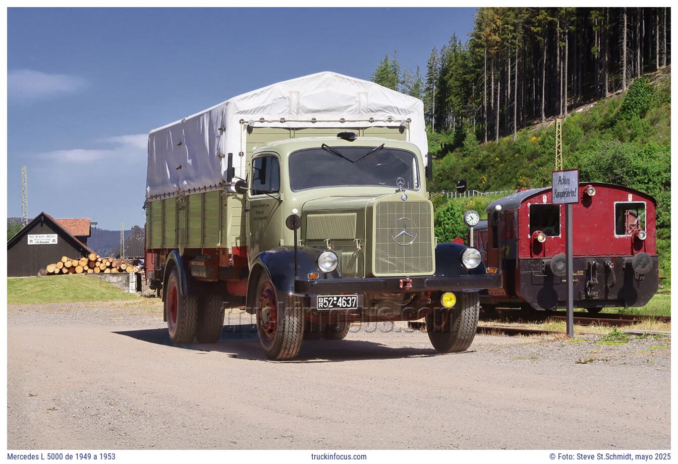 Mercedes L 5000 de 1949 a 1953 Foto mayo 2025