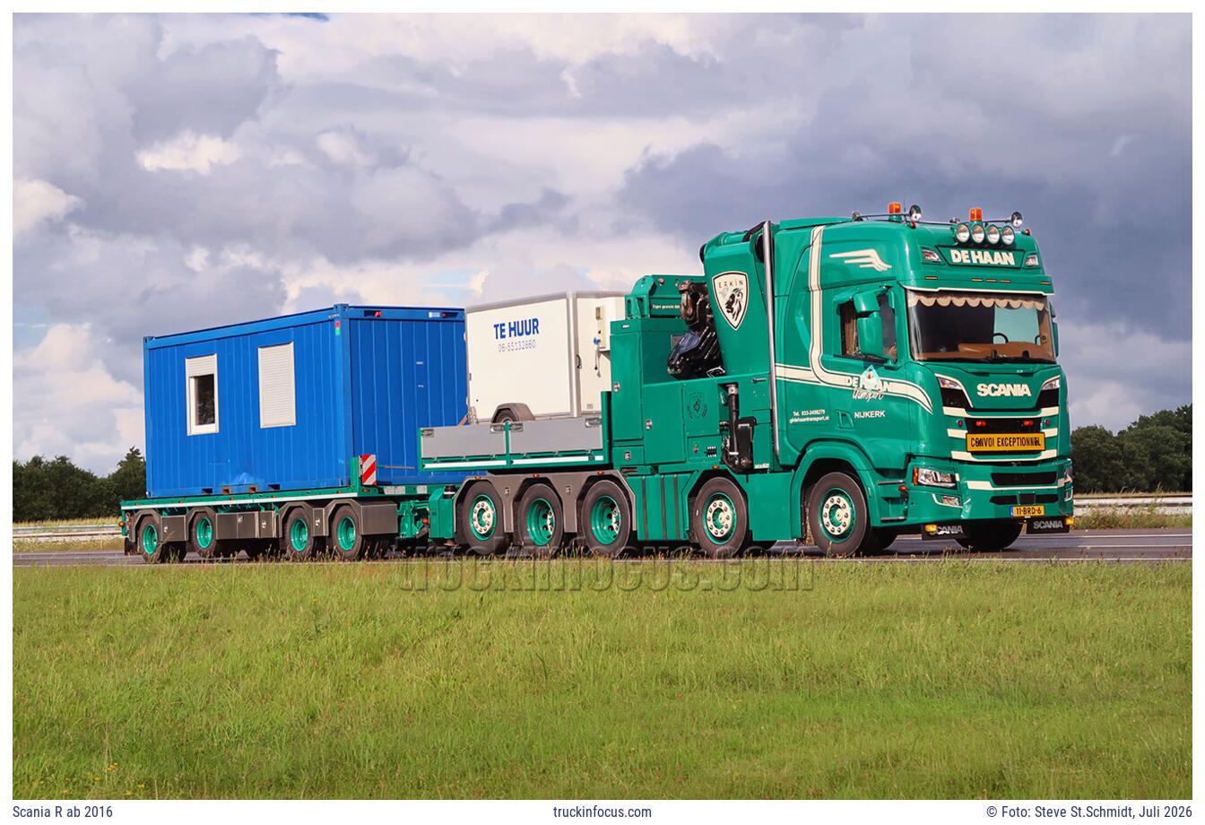 Scania R ab 2016 Foto Juli 2026