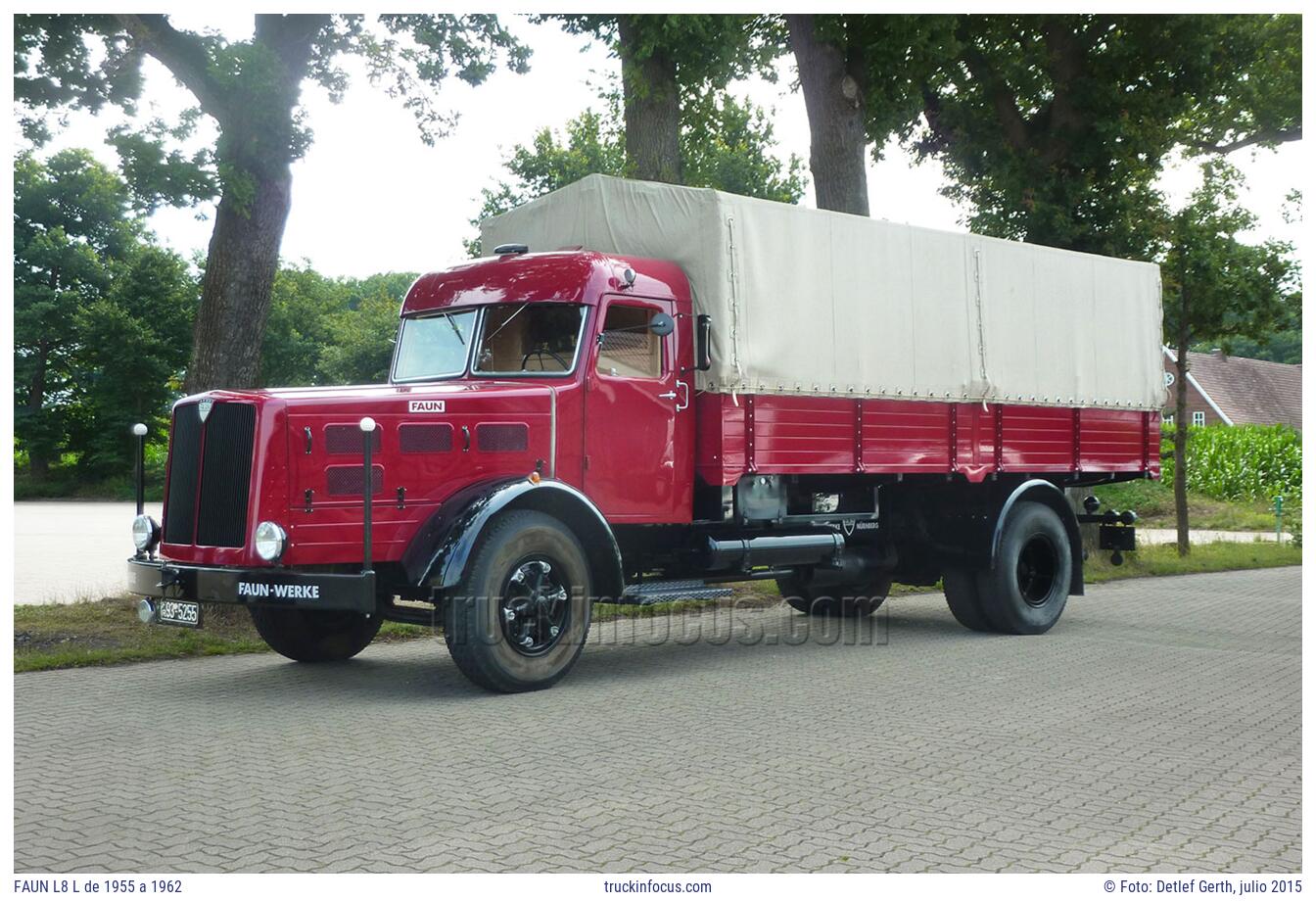 FAUN L8 L de 1955 a 1962 Foto julio 2015