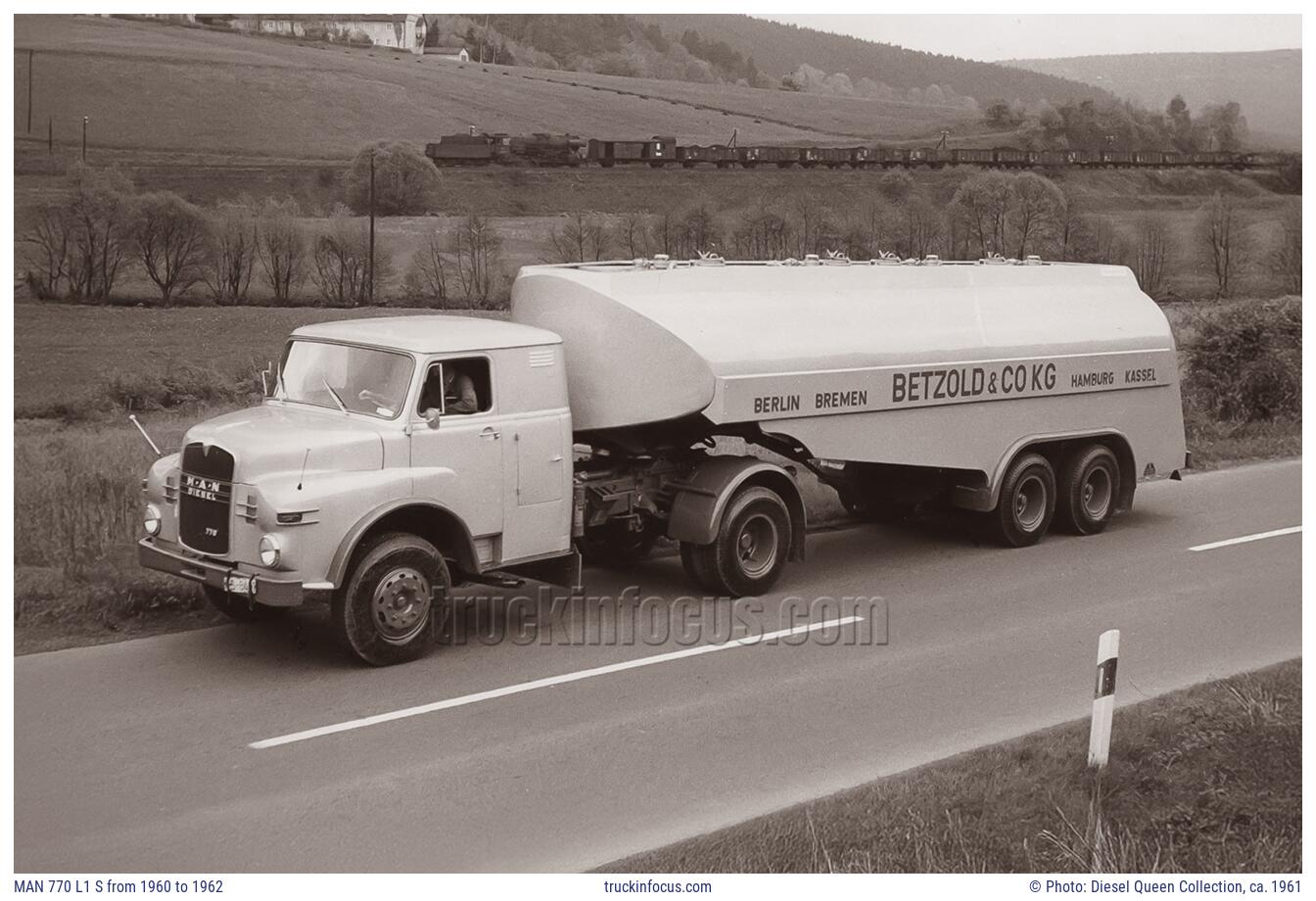 MAN 770 L1 S from 1960 to 1962 Photo ca. 1961
