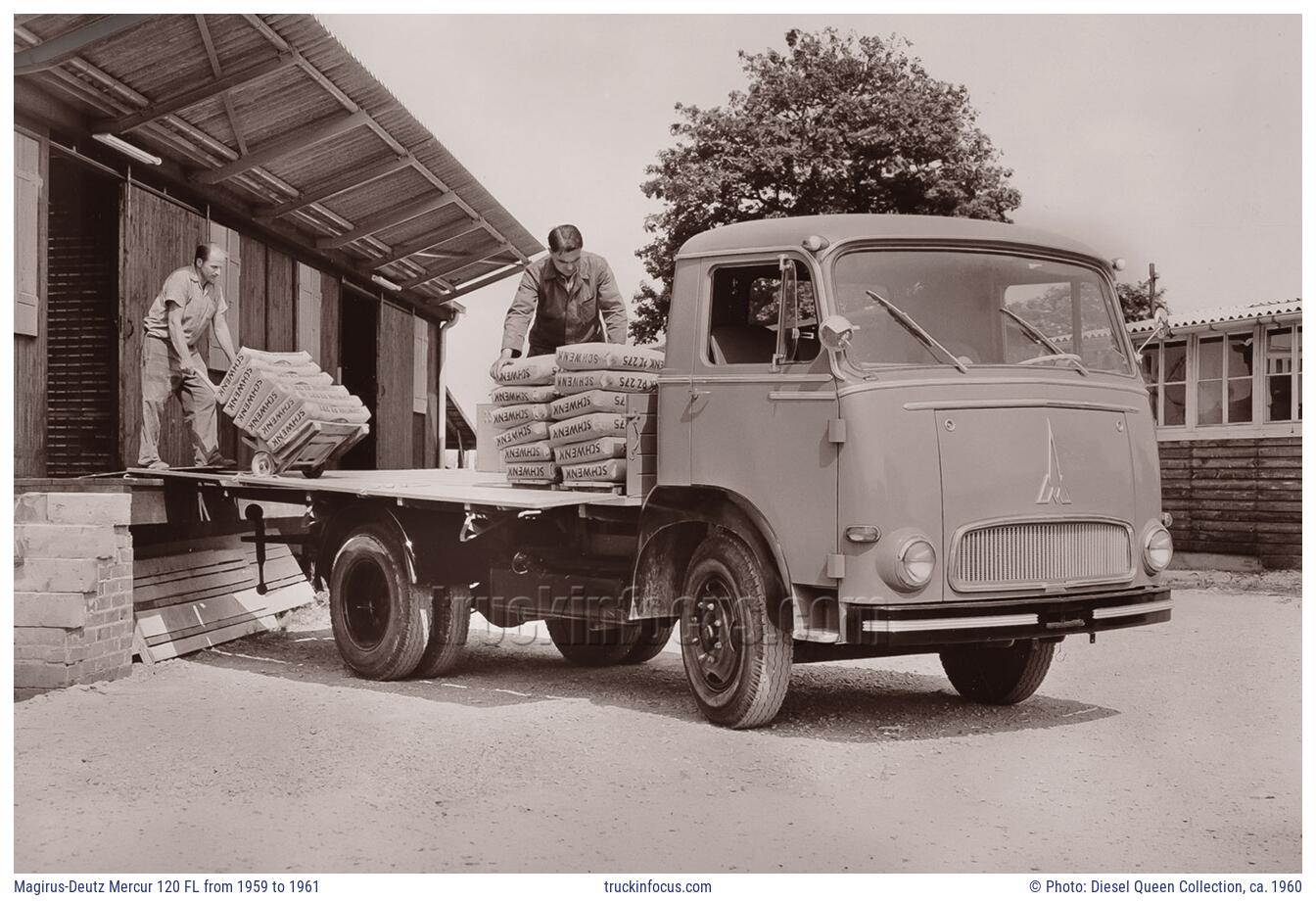 Magirus-Deutz Mercur 120 FL from 1959 to 1961 Photo ca. 1960