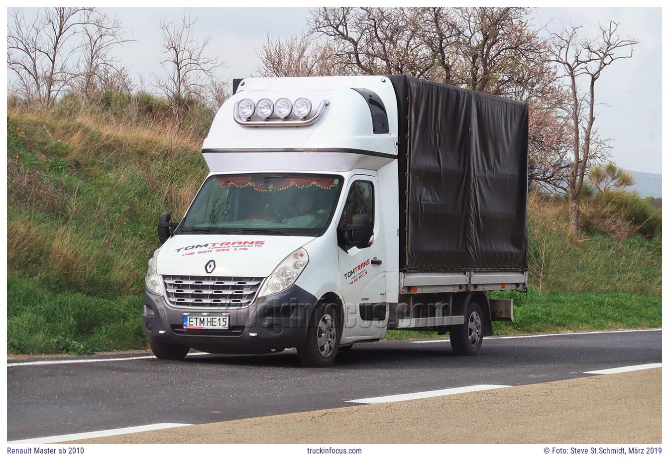 Renault Master ab 2010 Foto März 2019