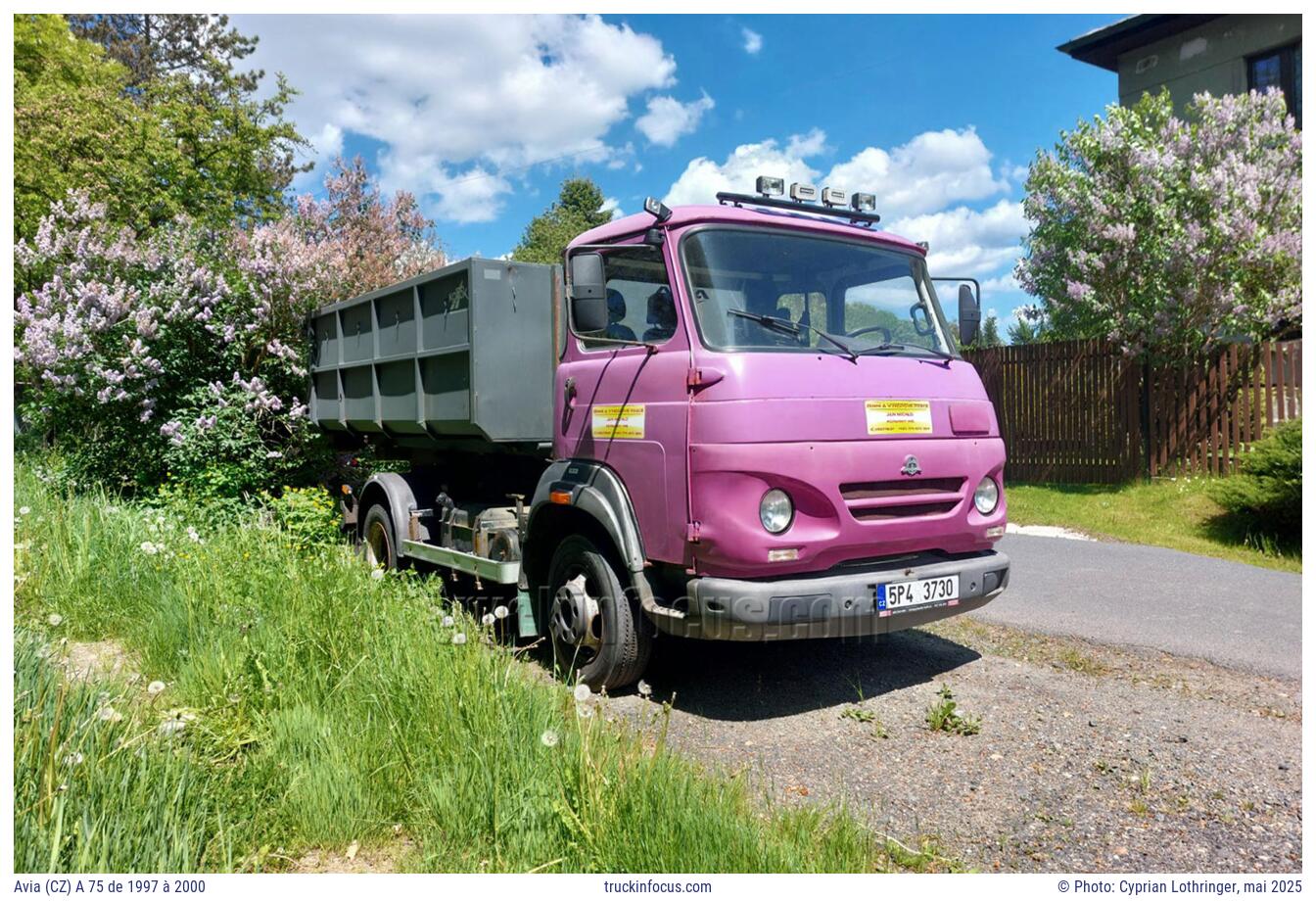 Avia (CZ) A 75 de 1997 à 2000 Photo mai 2025