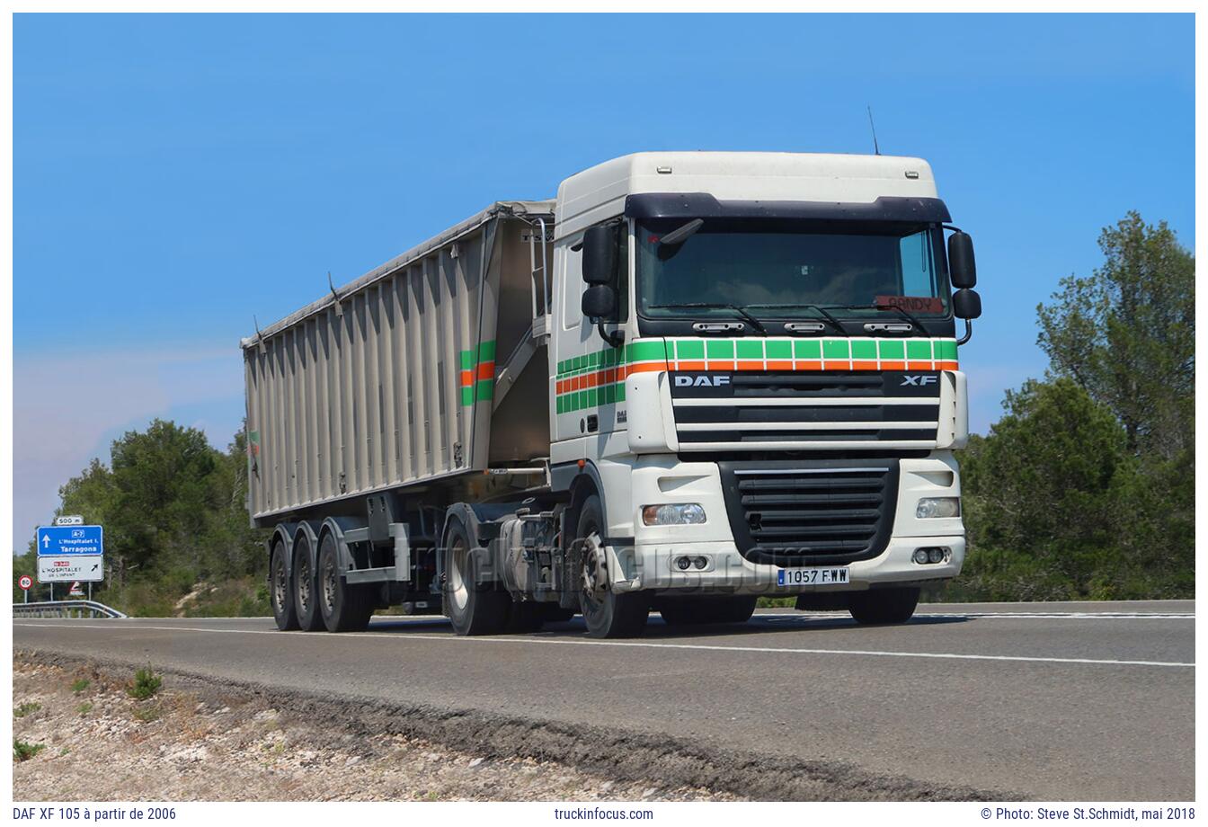 DAF XF 105 à partir de 2006 Photo mai 2018