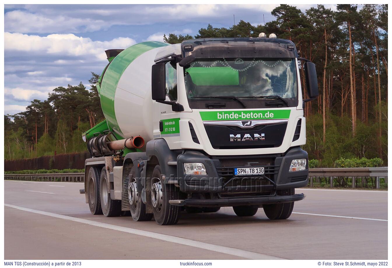 MAN TGS (Construcción) a partir de 2013 Foto mayo 2022