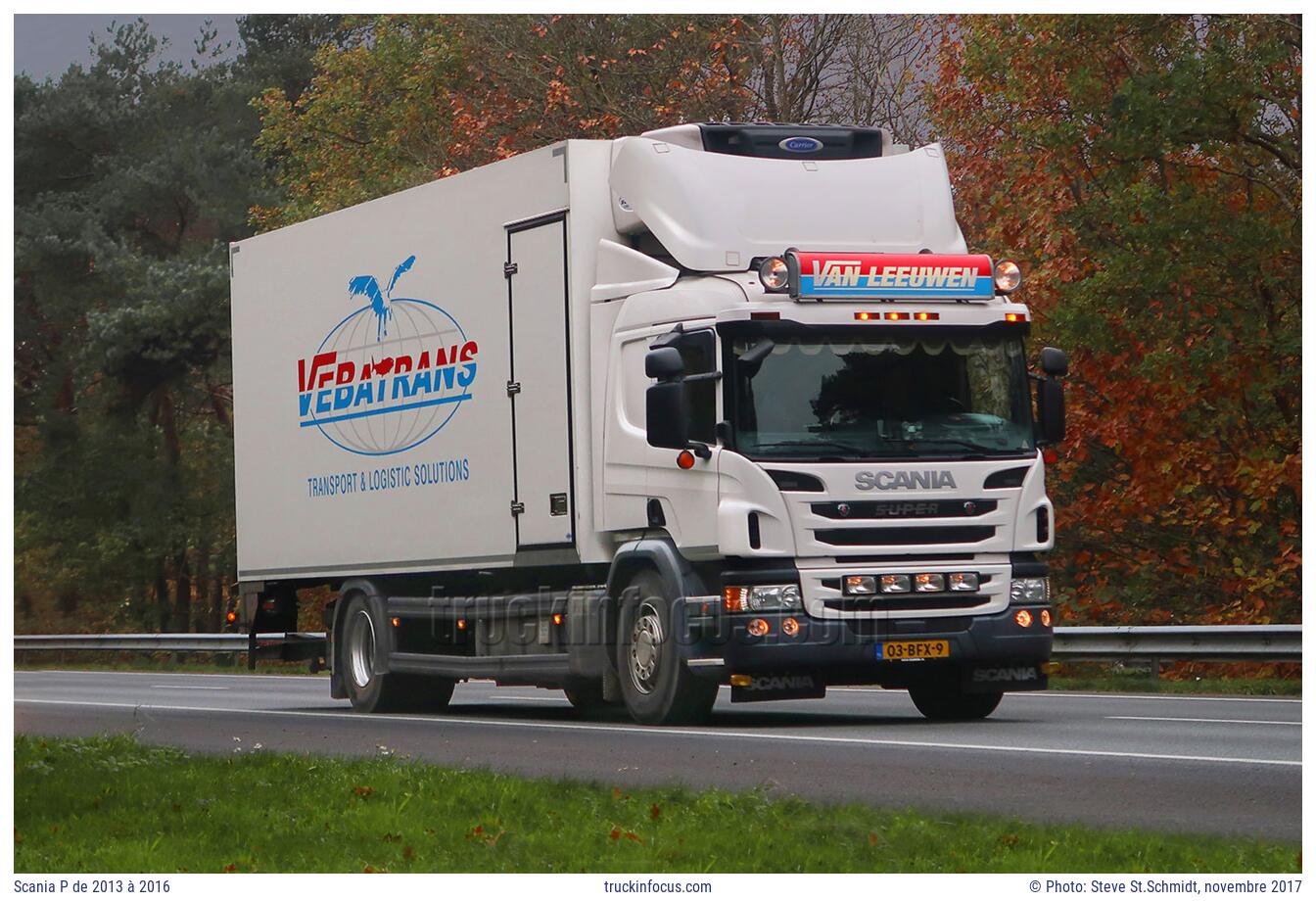 Scania P de 2013 à 2016 Photo novembre 2017