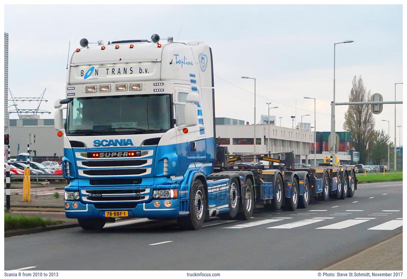 Scania R from 2010 to 2013 Photo November 2017