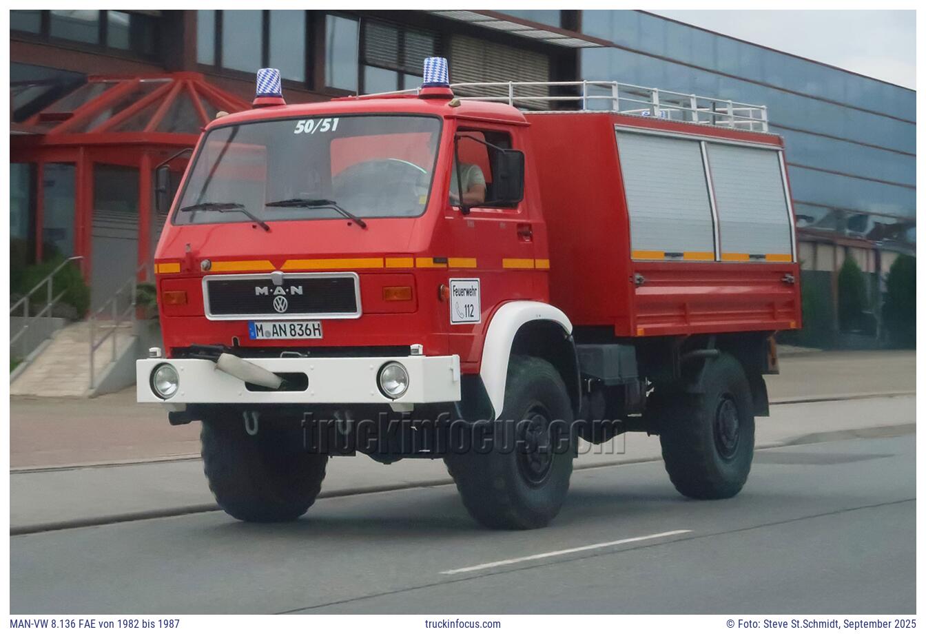 MAN-VW 8.136 FAE von 1982 bis 1987 Foto September 2025