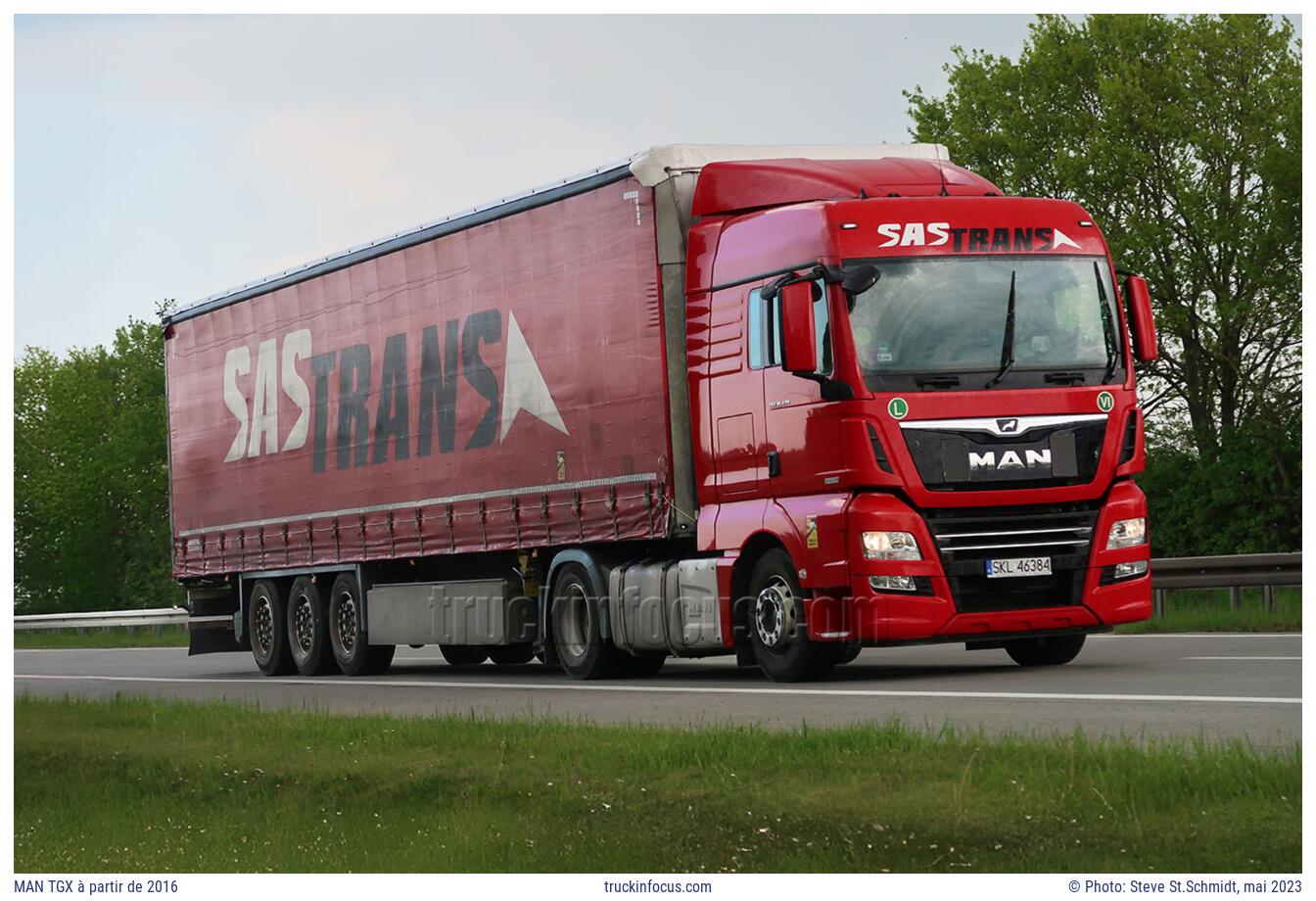 MAN TGX à partir de 2016 Photo mai 2023