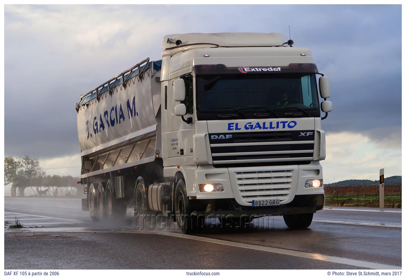 DAF XF 105 à partir de 2006 Photo mars 2017