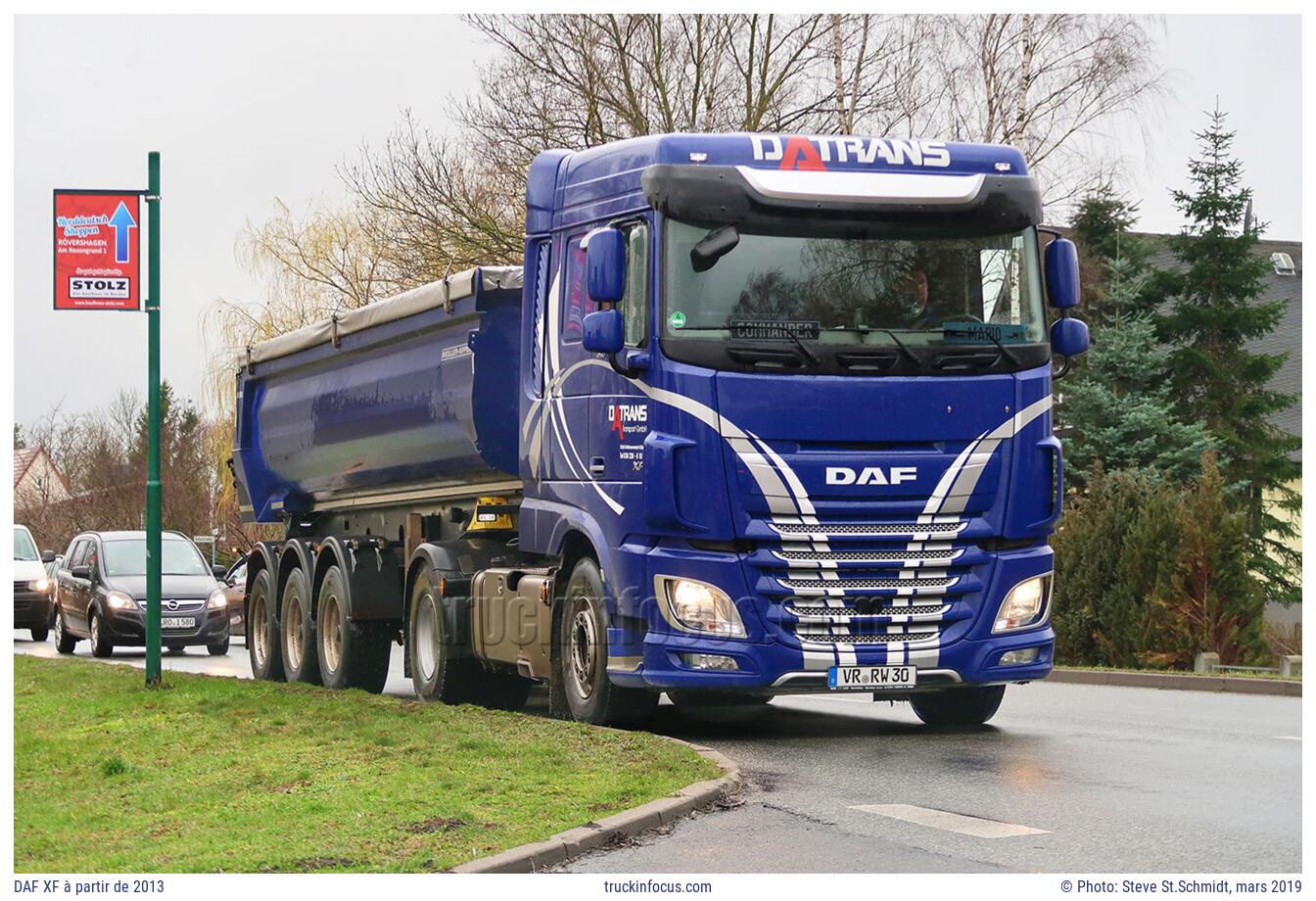DAF XF à partir de 2013 Photo mars 2019