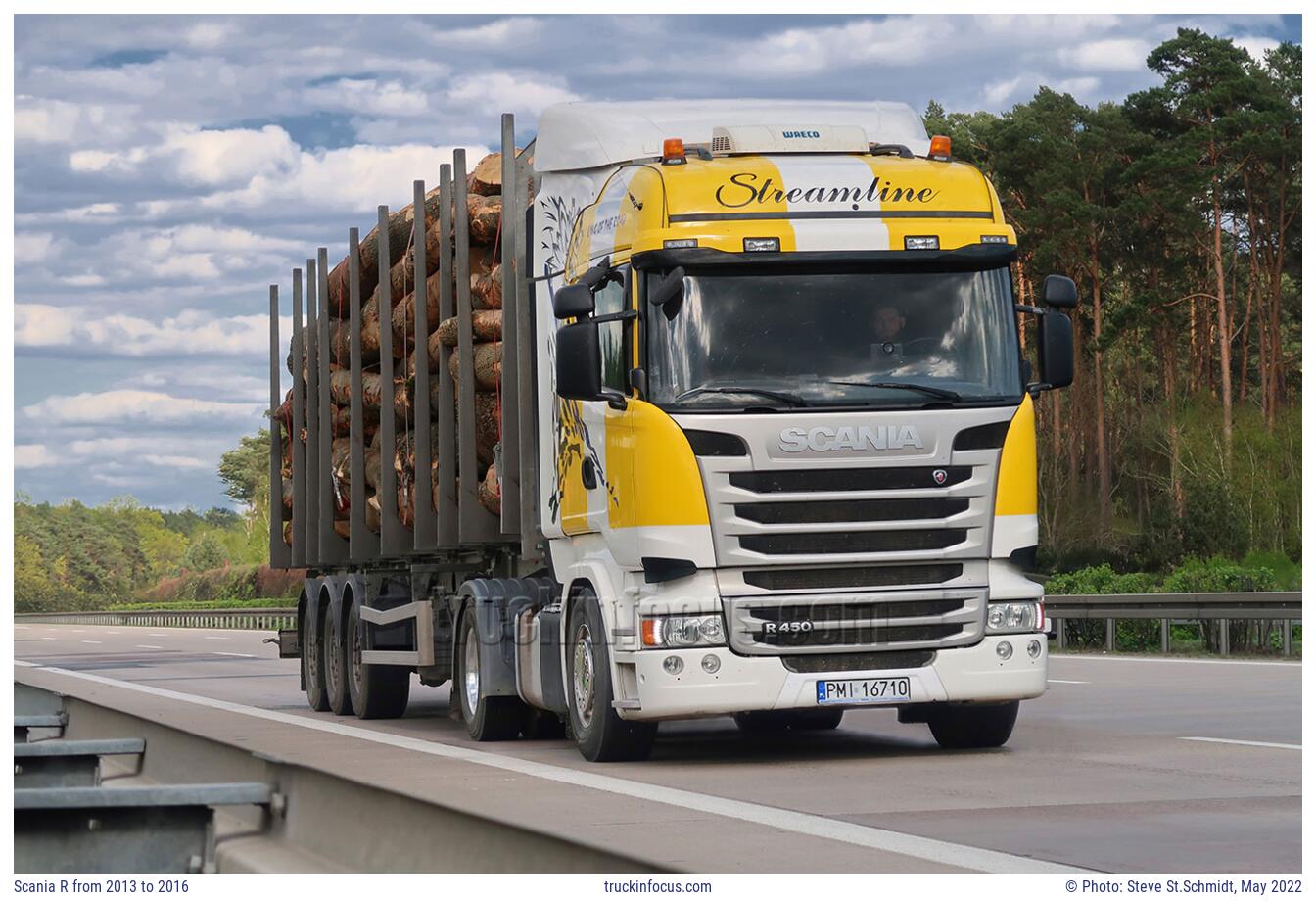 Scania R from 2013 to 2016 Photo May 2022
